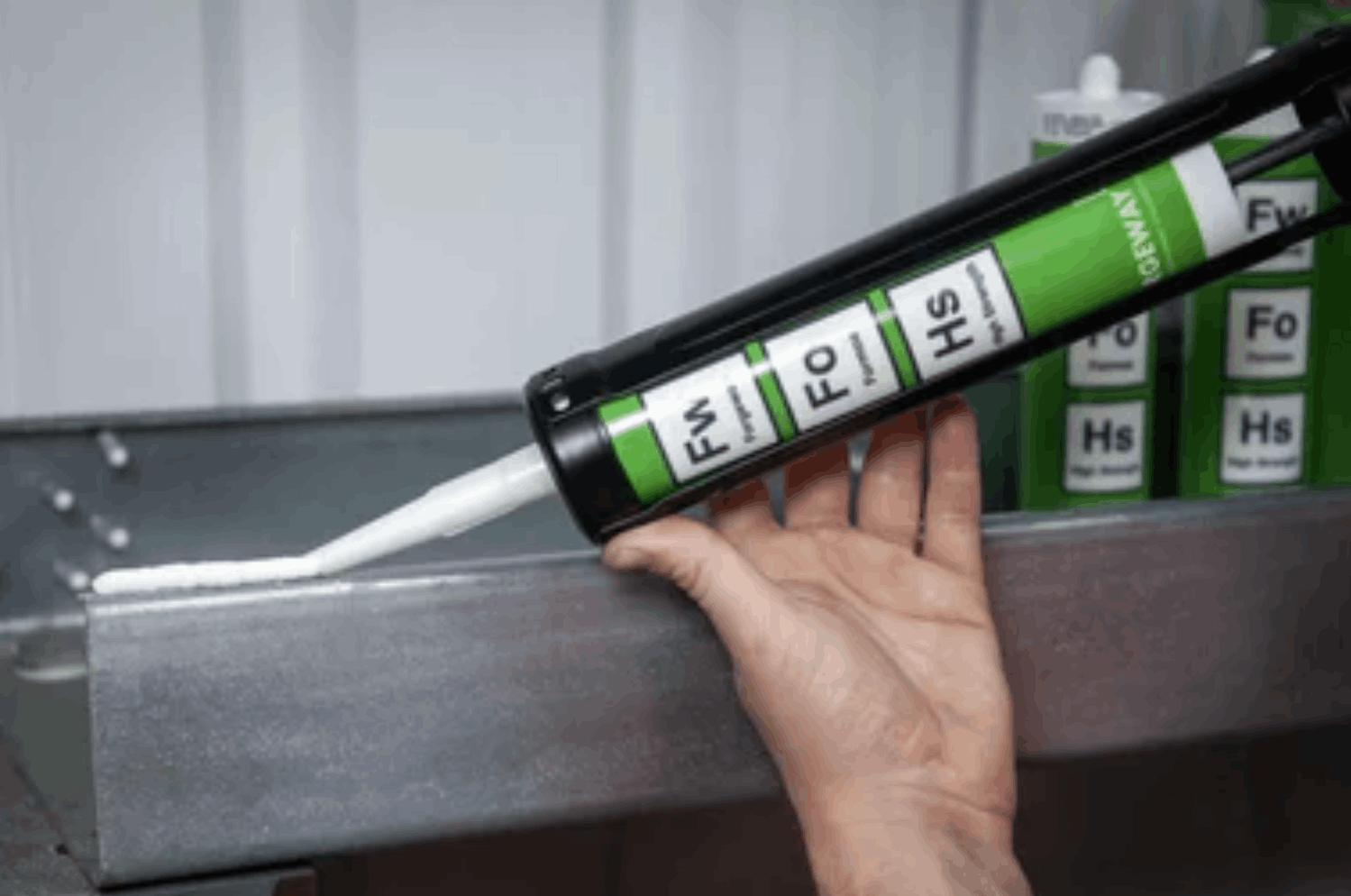 Stainless steel adhesives and silicones